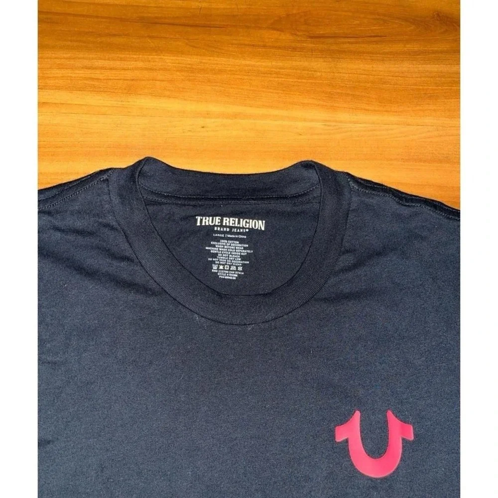 Mens True Religion Graphic Crewneck Short Sleeve T-Shirt